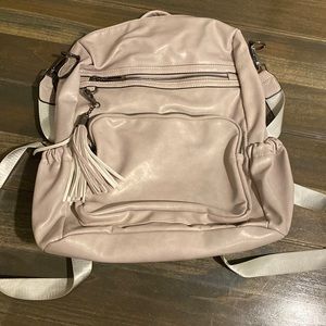Womens Beige Backpack